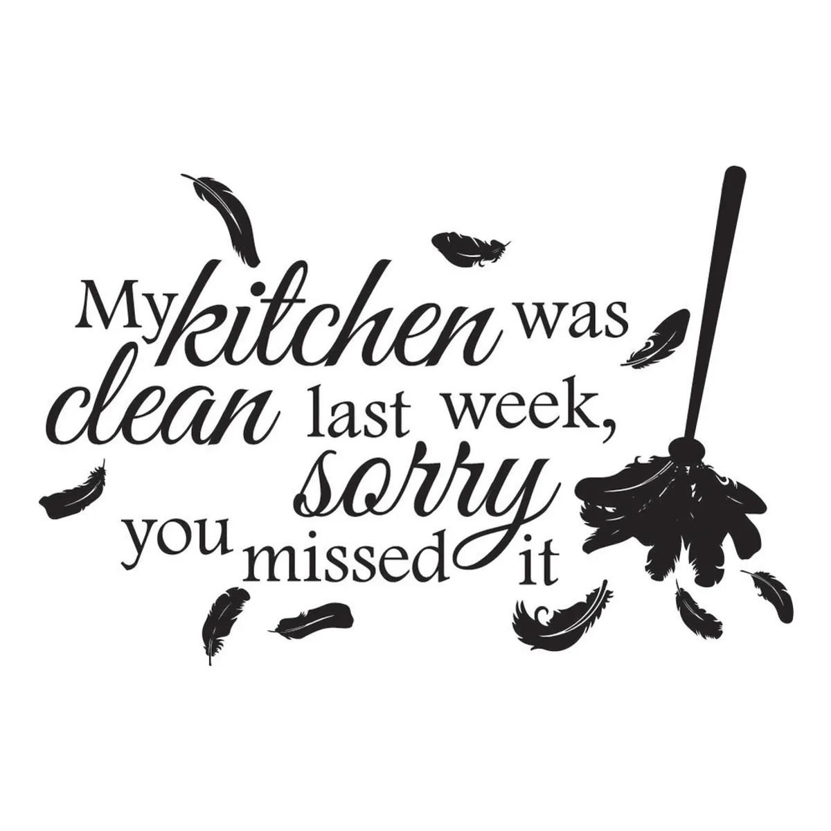 GENERICO - Decomural My Kitchen Was Clean WS-40848