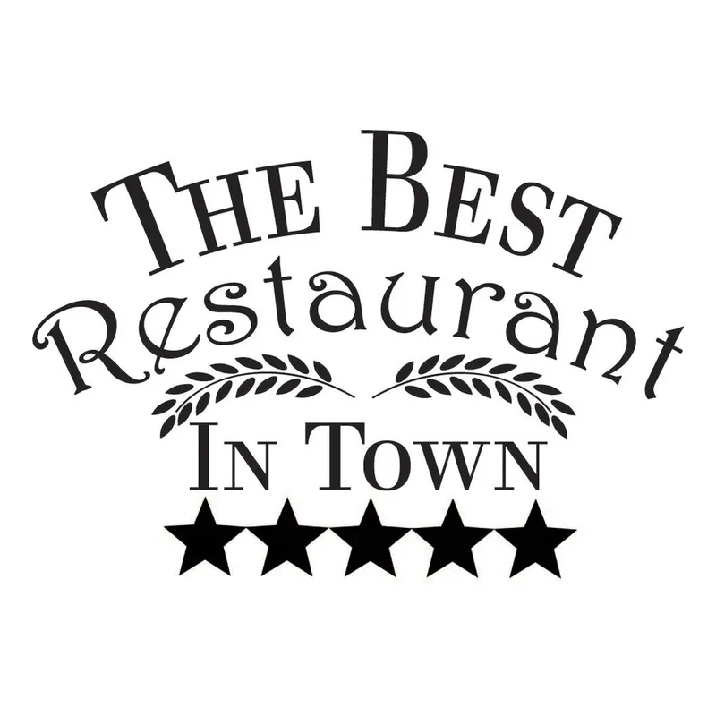 GENERICO - Decomural Best Restaurant In Town Kitchen WS-40849