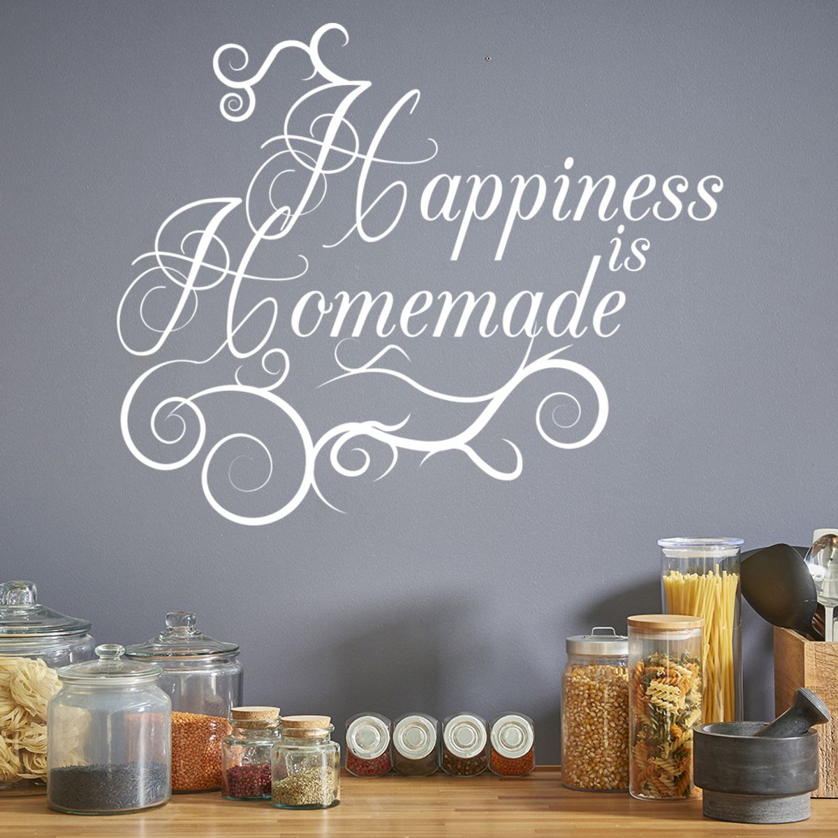 GENERICO - Decomural Happiness Is Homemade Kitchen WS-40858