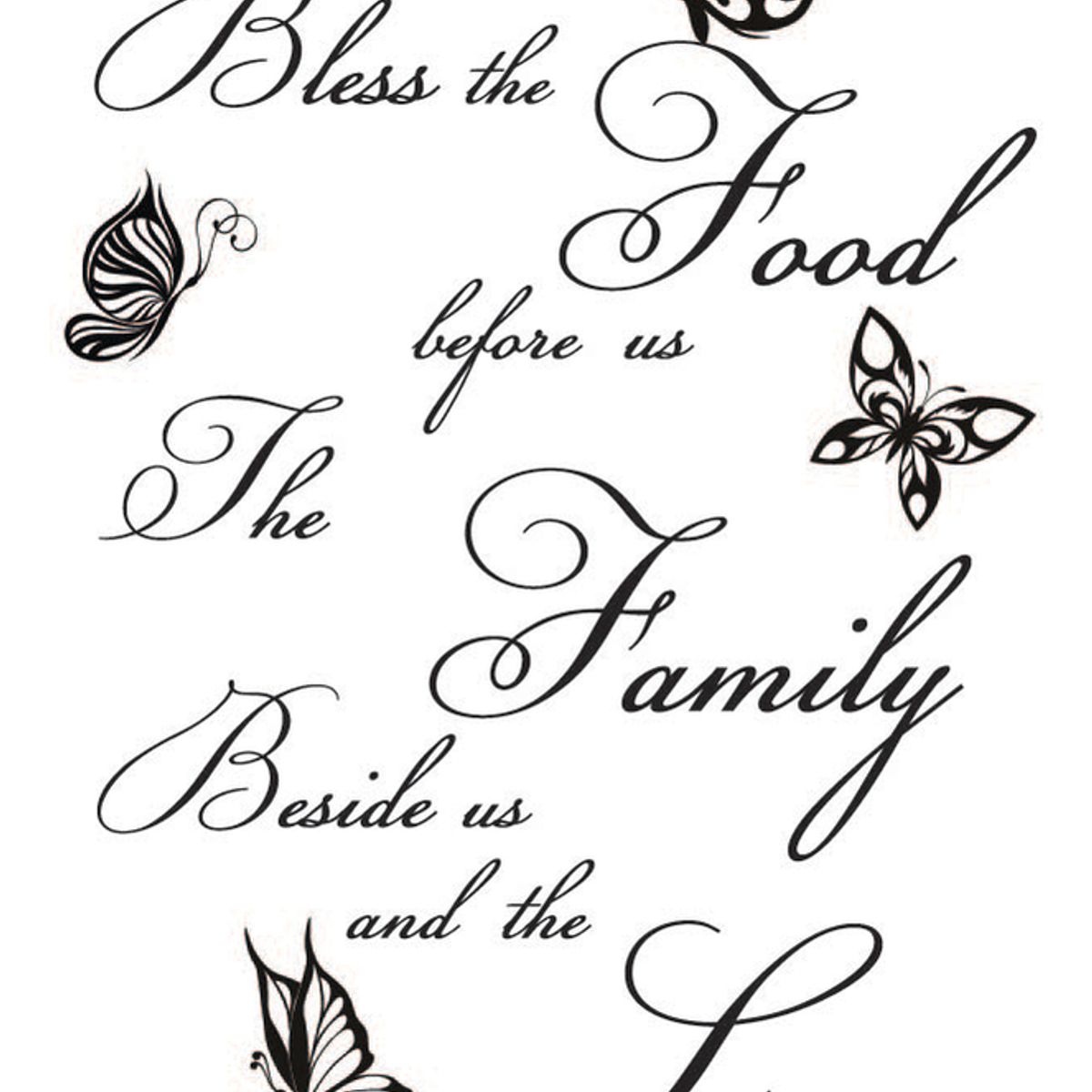 GENERICO - Decomural Bless The Food Religious WS-40862