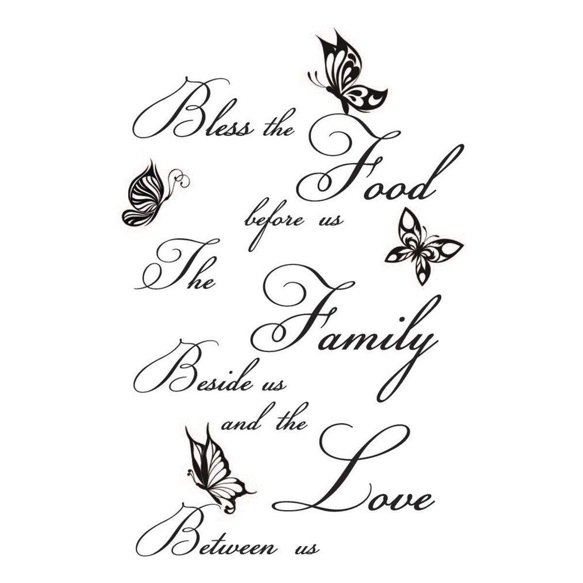 GENERICO - Decomural Bless The Food Religious WS-40862