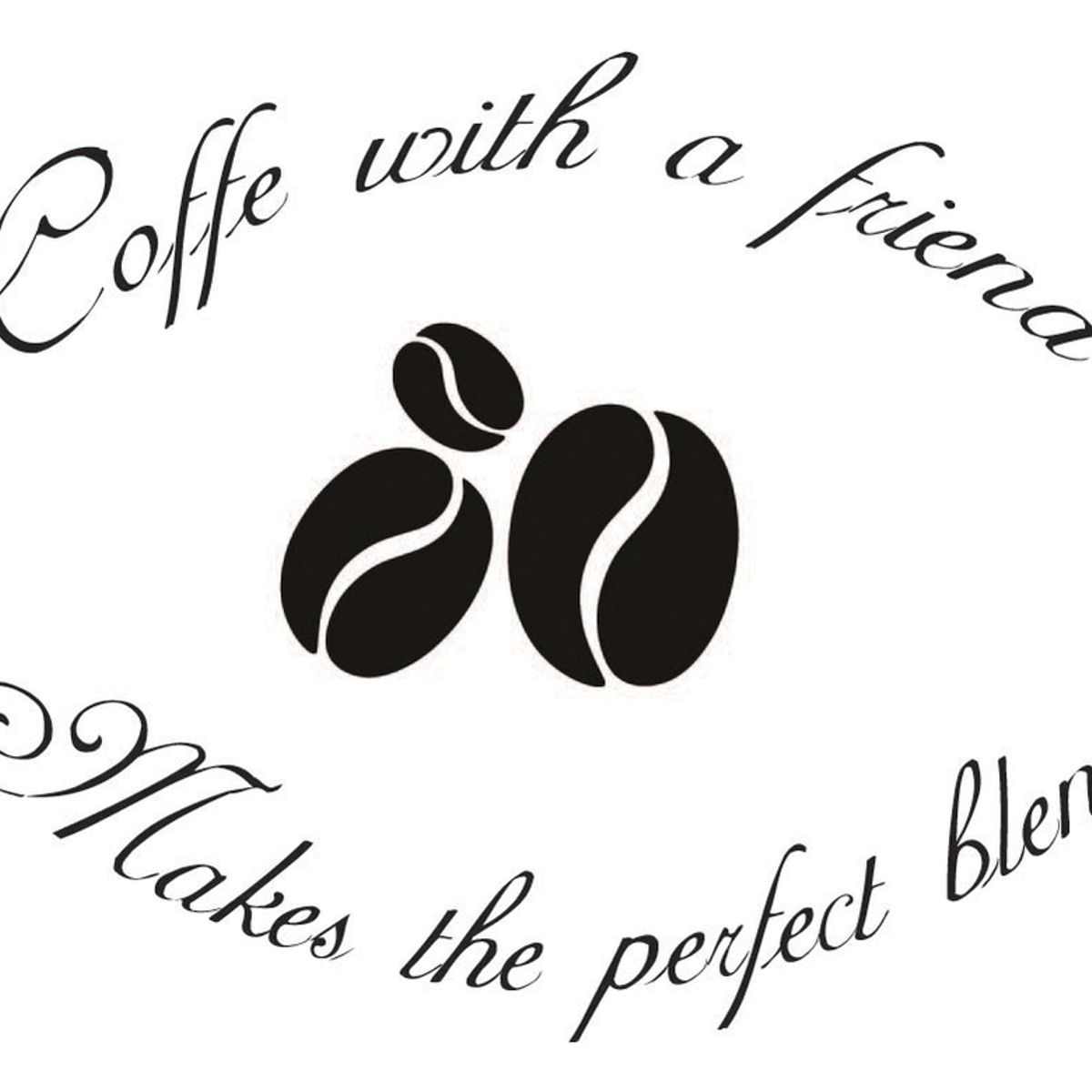 GENERICO - Decomural Coffee With A Friend Cafe WS-40872