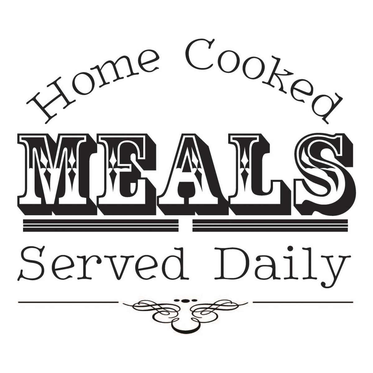 GENERICO - Decomural Home Cooked Meals Kitchen WS-40869