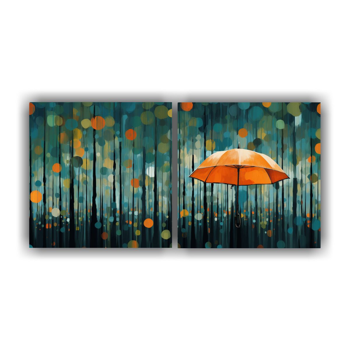 GENERICO - Pinturas Decorativas De Lluvia En Concepto 120x60 Cm