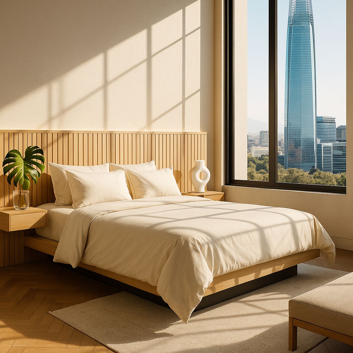 ARMONIA - Kit de sábanas 2 plazas Signature 800 hilos color sólido