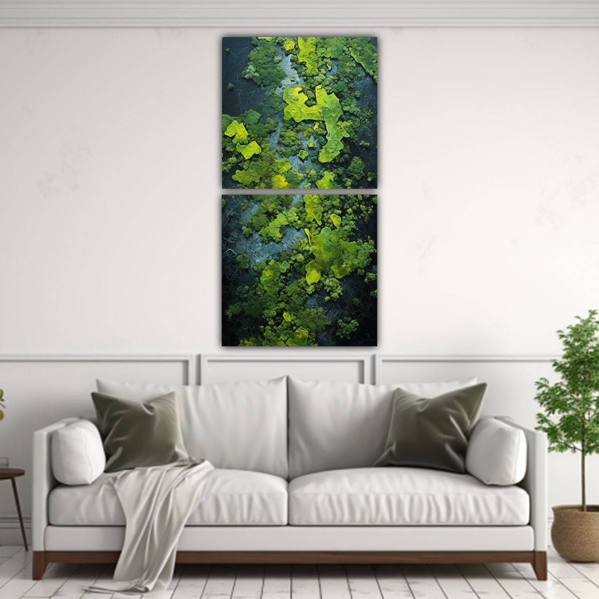 GENERICO - Lienzos De Tela Decoración Colores Vibrantes 80x160 Cm