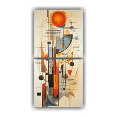 GENERICO - Viaje Abstracto A Través De La Historia Del Arte 70x140 Cm