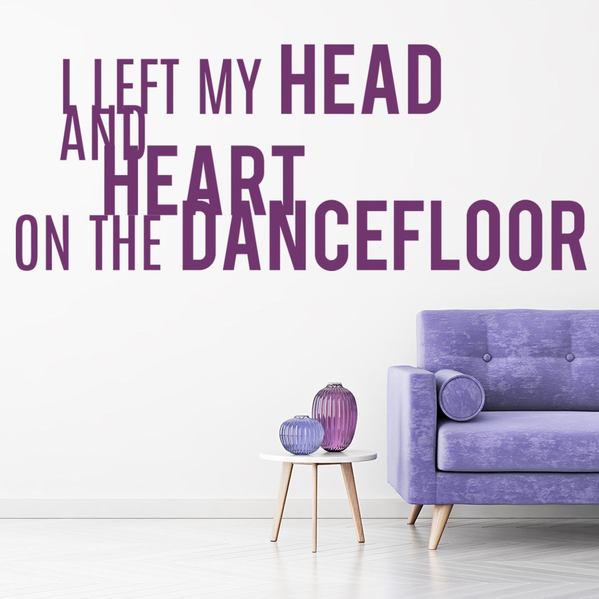 GENERICO - Decomural Head Heart Dancefloor Lady Gaga WS-40888