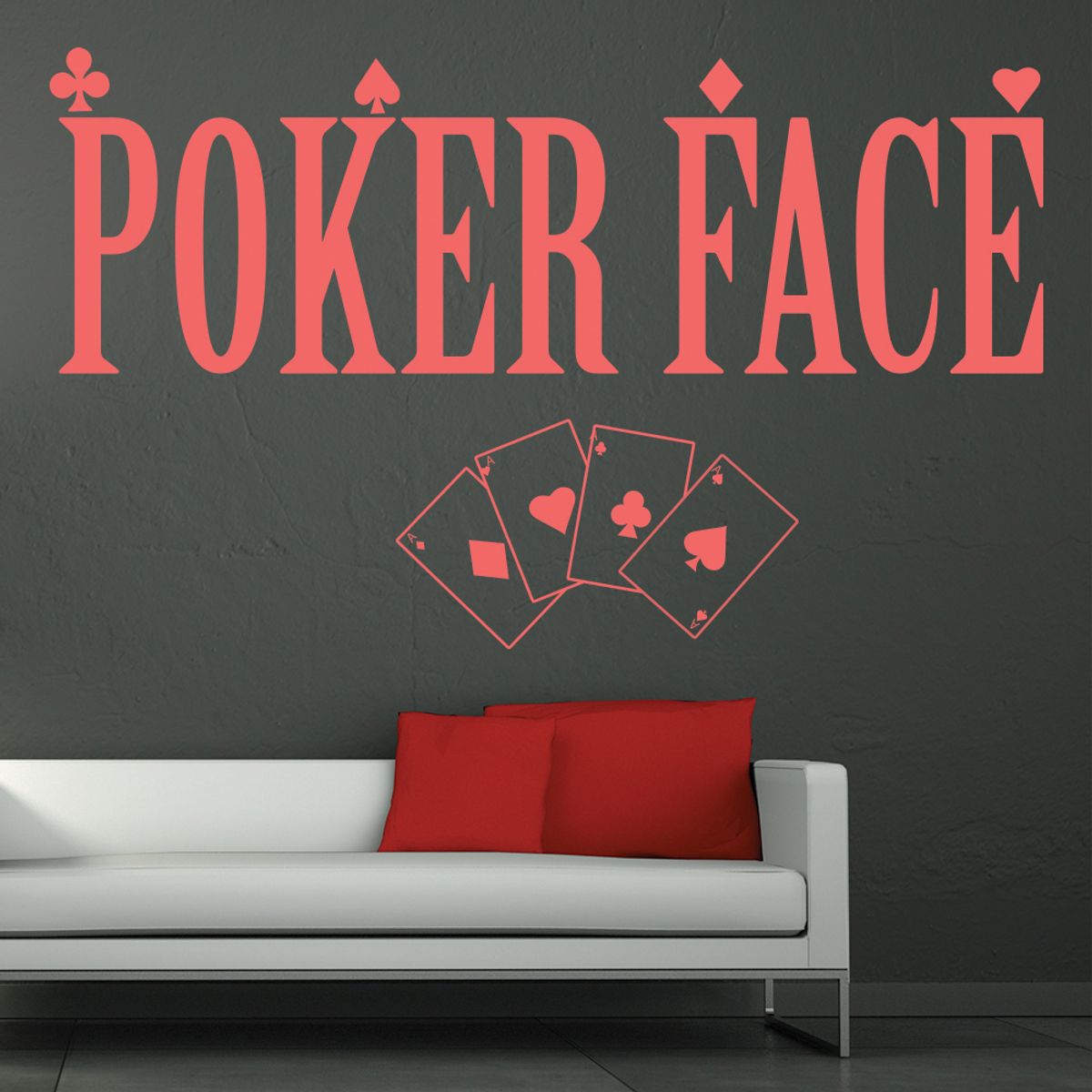 GENERICO - Decomural Poker Face Lady Gaga WS-40885