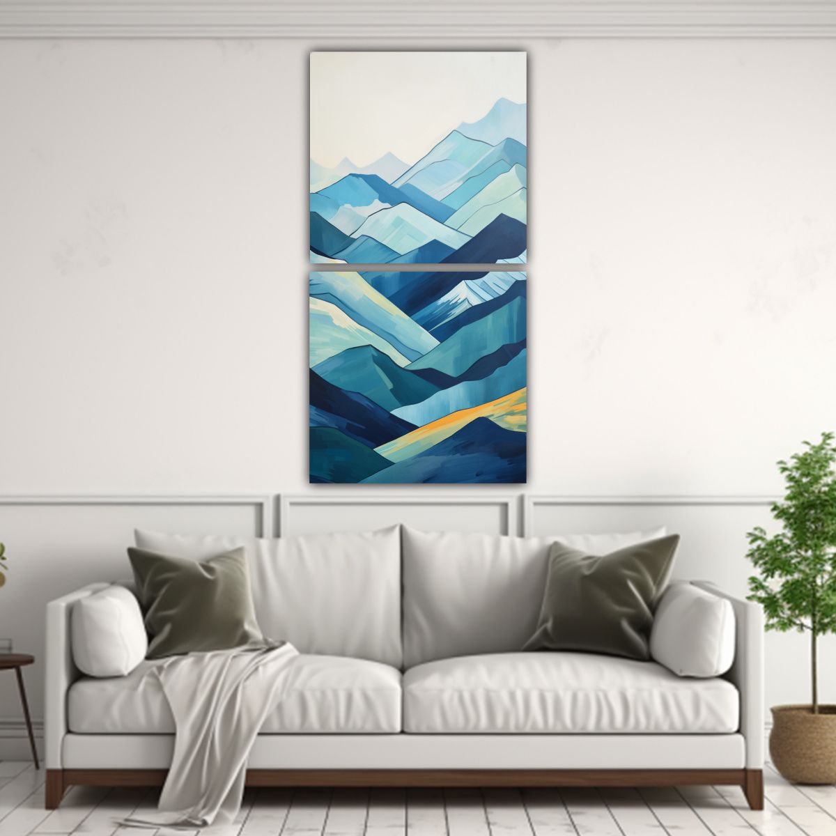 GENERICO - Pinturas Movimiento Abstracto De Una Serena 70x140 Cm