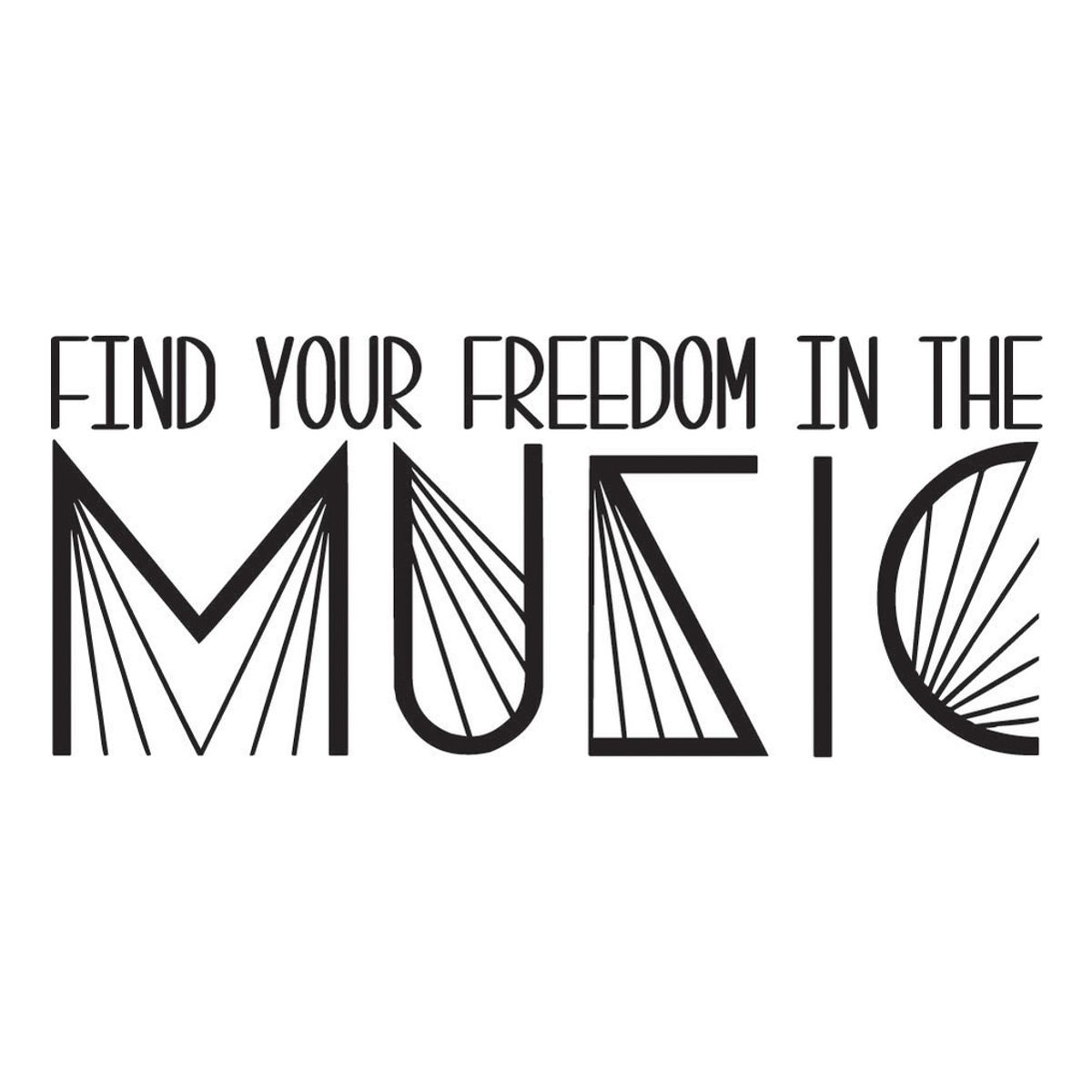 GENERICO - Decomural Freedom In Music Lady Gaga WS-40890