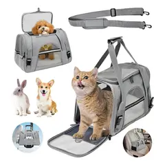 EVERSO - Bolso Transportador Para Mascota Gato Perros Multifuncional