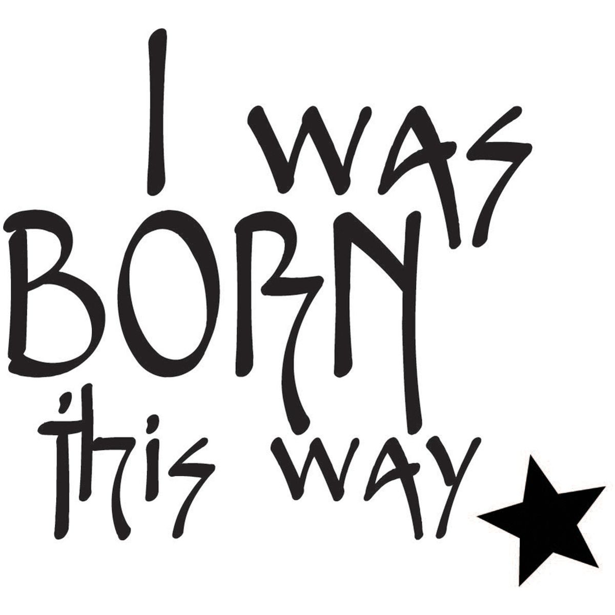 GENERICO - Decomural I Was Born This Way Lady Gaga WS-40900
