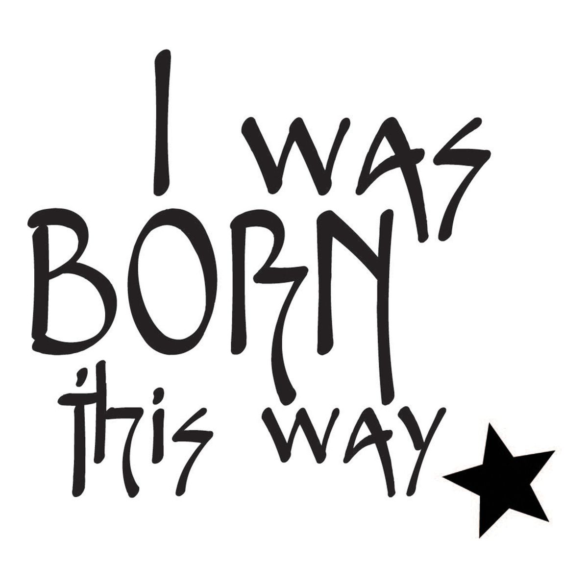 GENERICO - Decomural I Was Born This Way Lady Gaga WS-40900