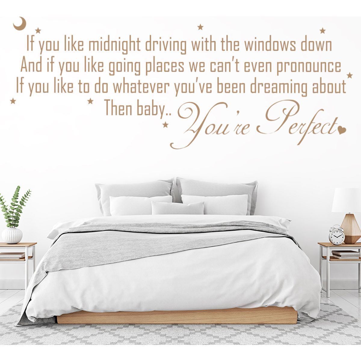 GENERICO - Decomural One Direction Perfect Song Lyrics WS-40904