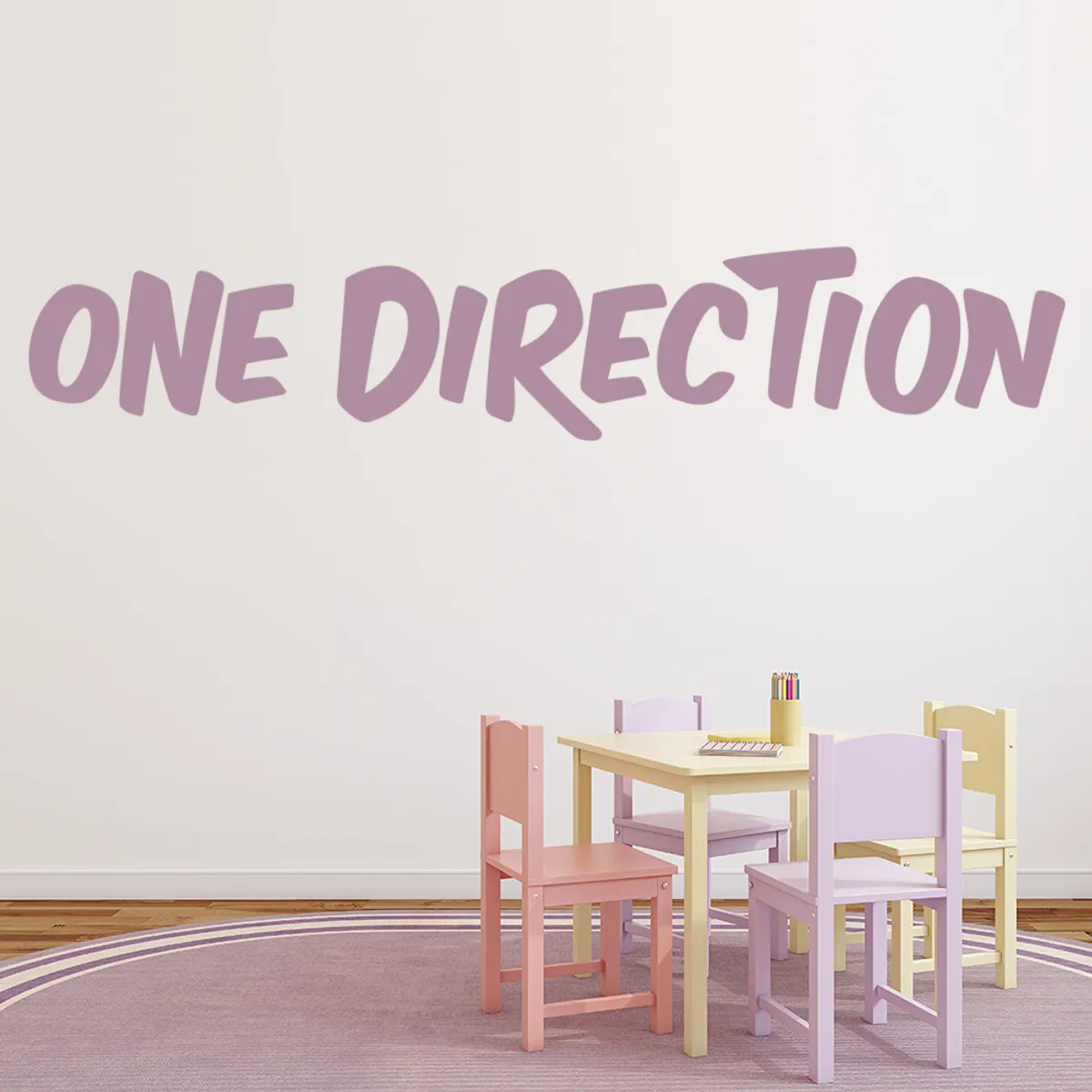 GENERICO - Decomural One Direction Band Name Logo WS-40905