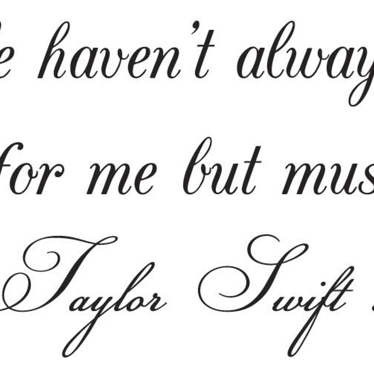 GENERICO - Decomural Taylor Swift Inspirational WS-40919
