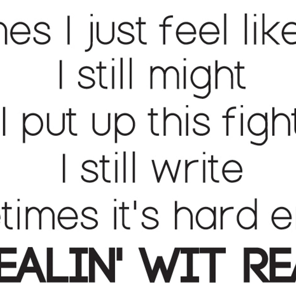 GENERICO - Decomural 8 Mile Eminem Song Lyrics WS-40943