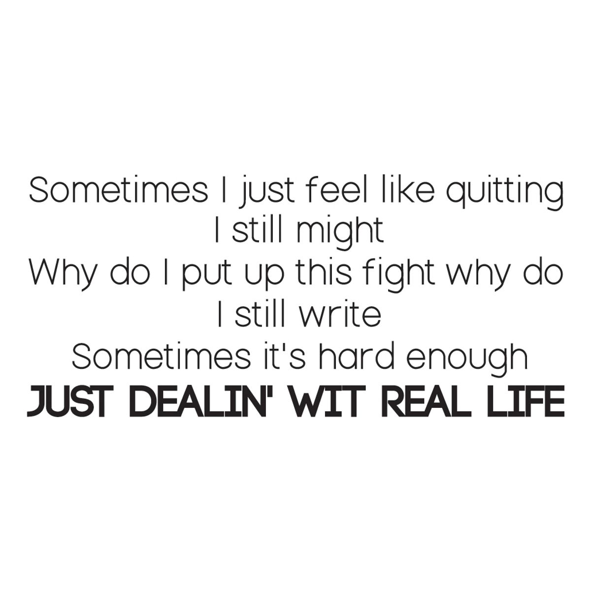 GENERICO - Decomural 8 Mile Eminem Song Lyrics WS-40943