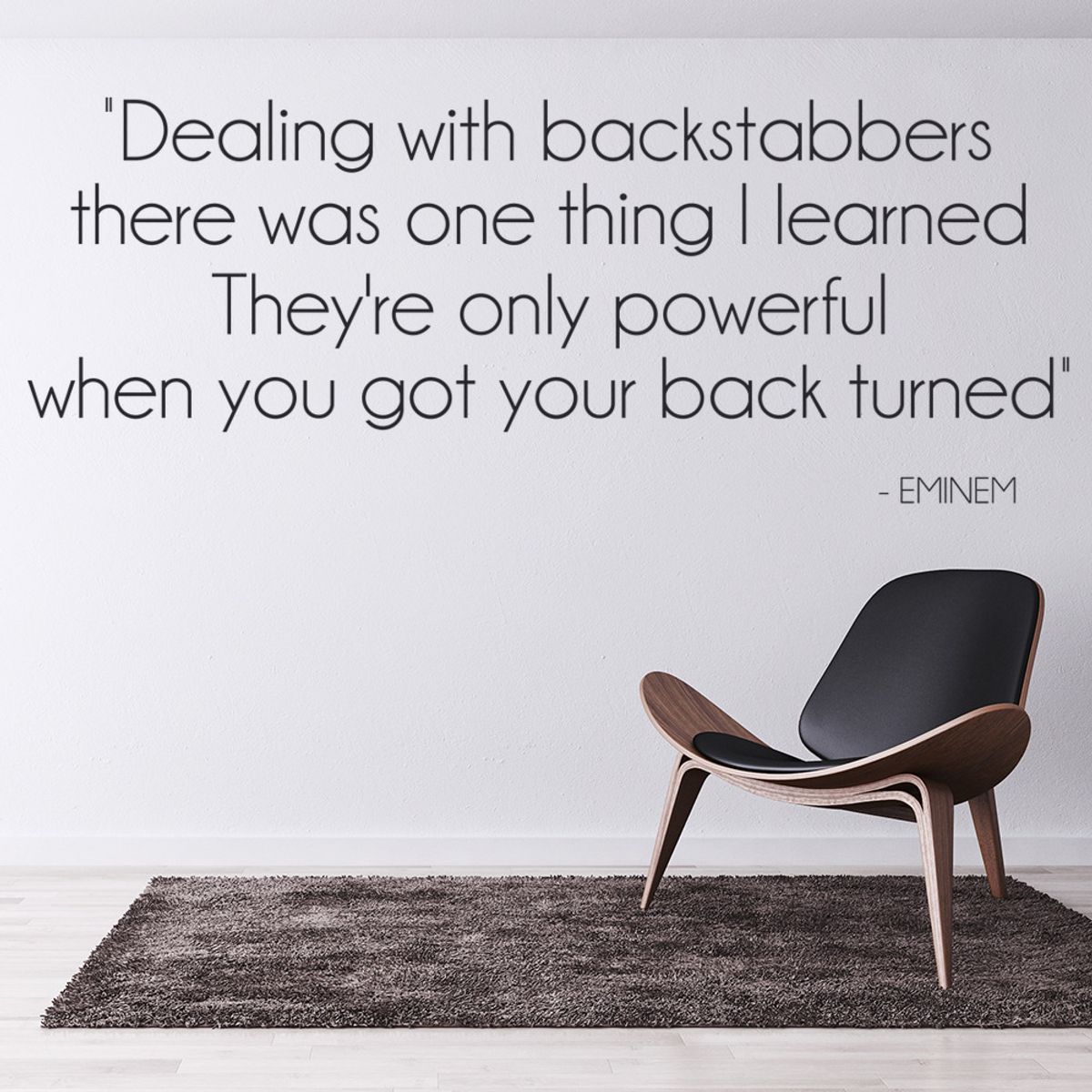 GENERICO - Decomural Backstabber Eminem Song Lyric WS-40944