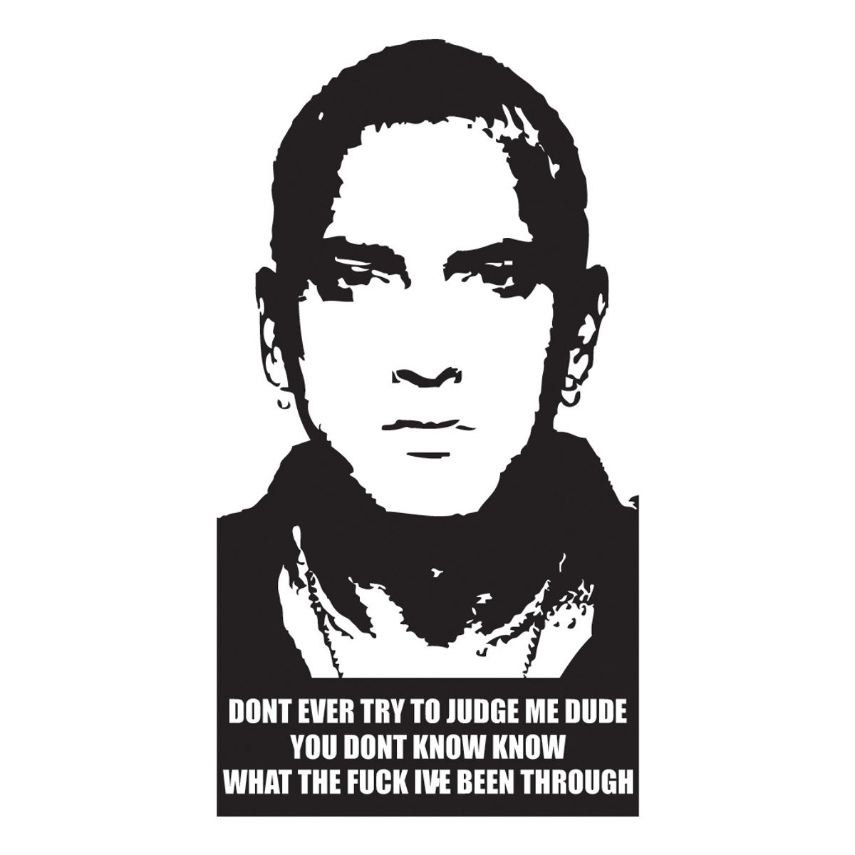 GENERICO - Decomural Dont Judge Me Eminem WS-40945