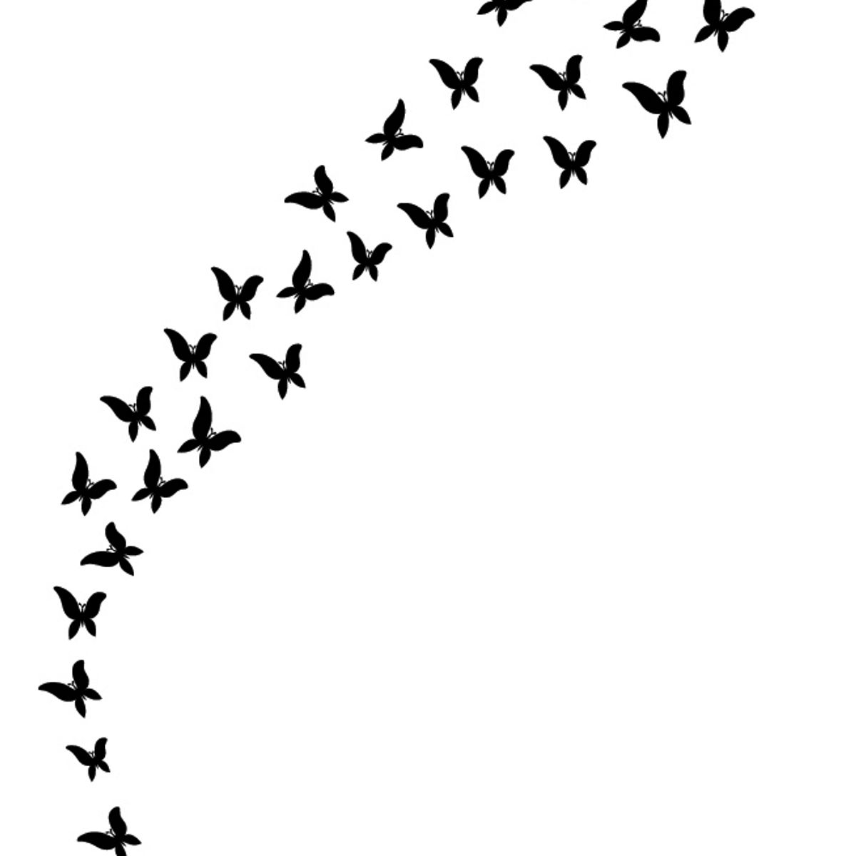 GENERICO - Decomural Flutter Butterfly Butterflies WS-40958