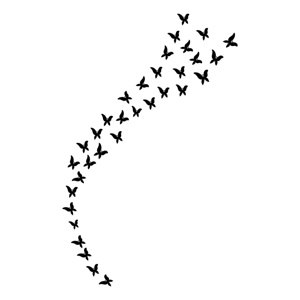 GENERICO - Decomural Flutter Butterfly Butterflies WS-40958