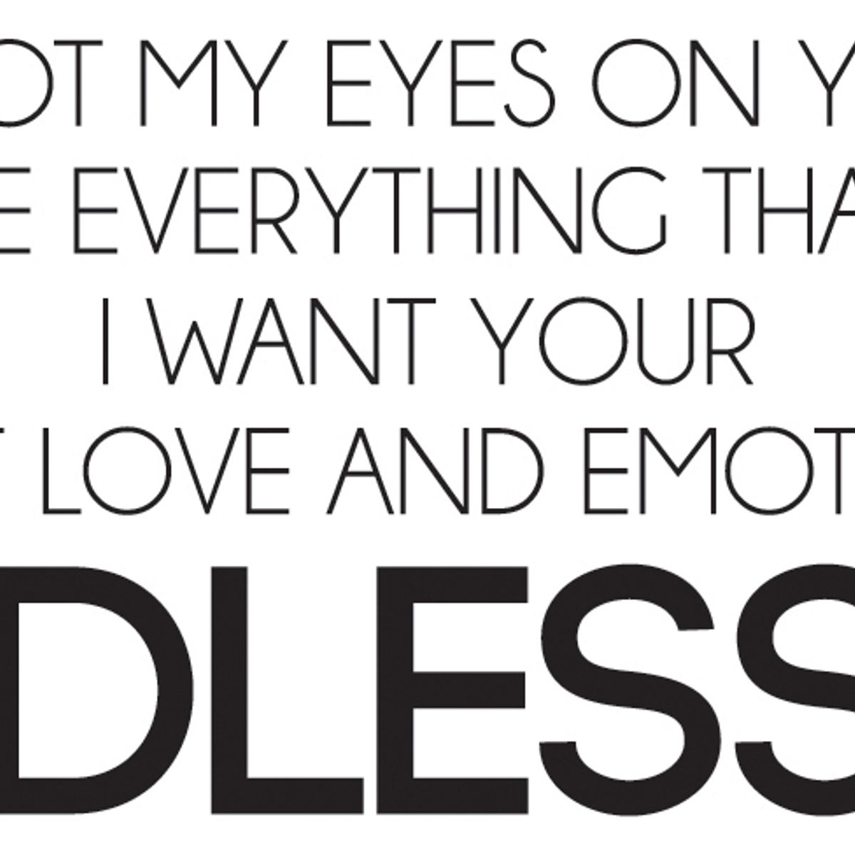 GENERICO - Decomural Hold On Were Going Home Drake Song Lyric WS-40962