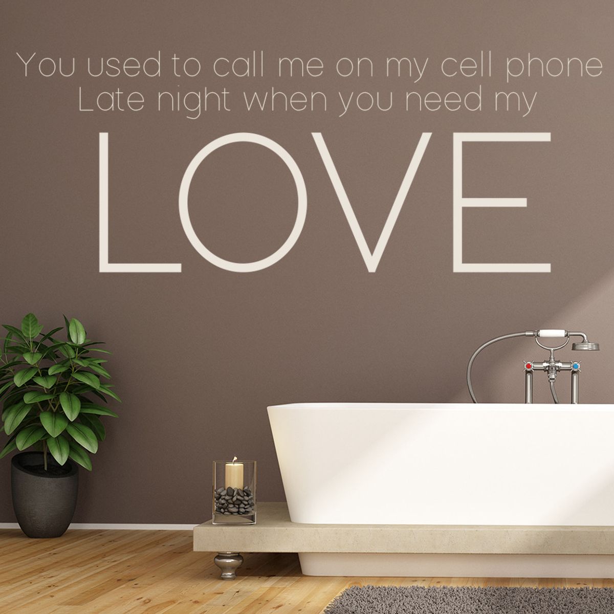 GENERICO - Decomural Hotline Bling Drake Song Lyrics WS-40964