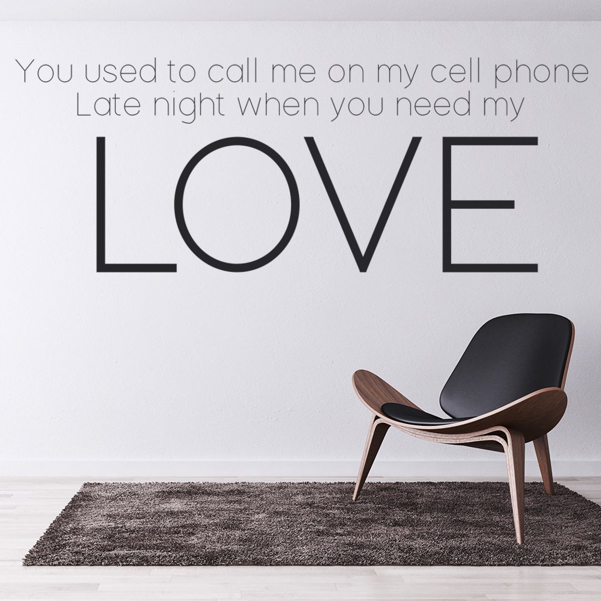 GENERICO - Decomural Hotline Bling Drake Song Lyrics WS-40964