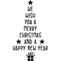 GENERICO - Decomural Merry Christmas Festive WS-50019