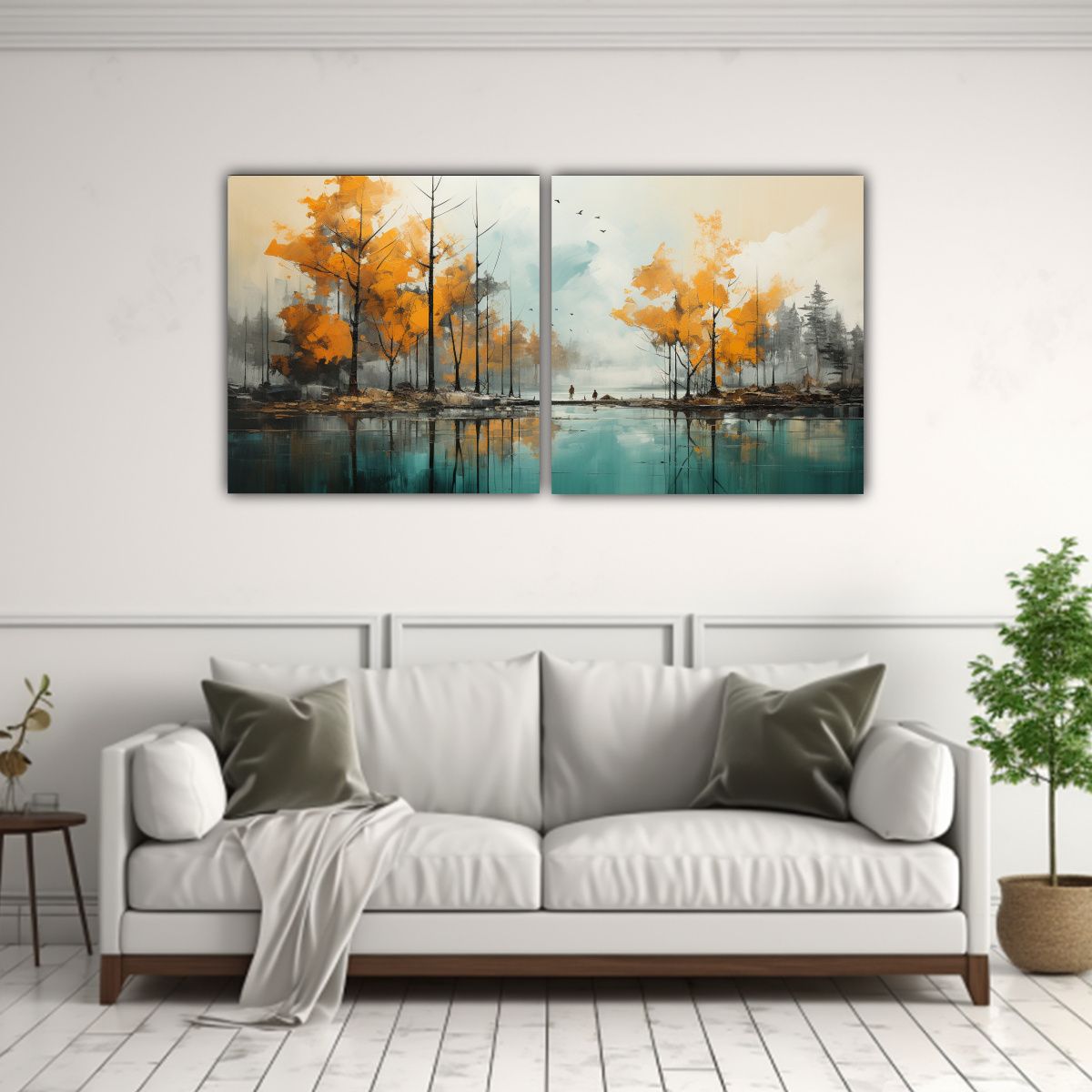 GENERICO - Pinturas Decorativas De Hogar Abstractas Con 140x70 Cm