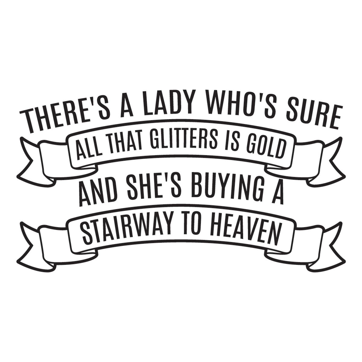 GENERICO - Decomural Led Zeppelin Stairway To Heaven WS-41005