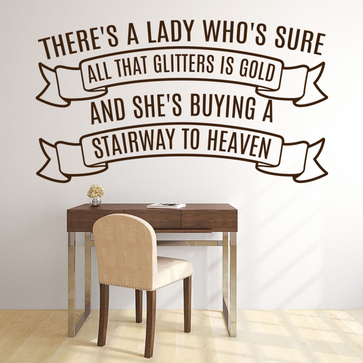 GENERICO - Decomural Led Zeppelin Stairway To Heaven WS-41005