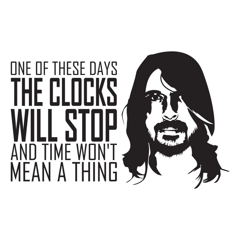 GENERICO - Decomural Foo Fighters The Clocks Will Stop WS-41006