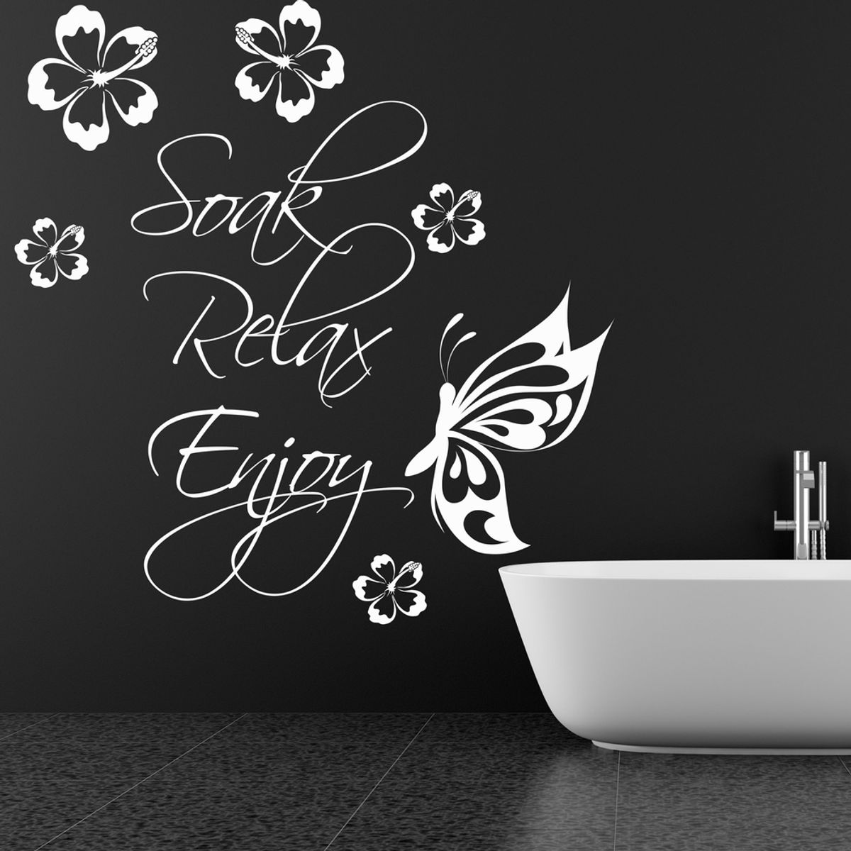 GENERICO - Decomural Soak Relax Enjoy Bathroom WS-41017