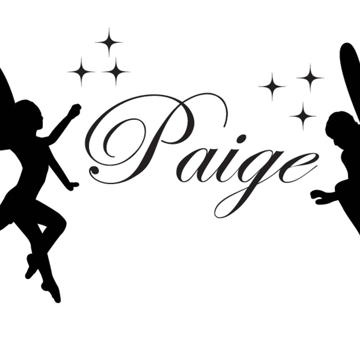 GENERICO - Decomural Personalised Name Fantasy Fairy WS-41022