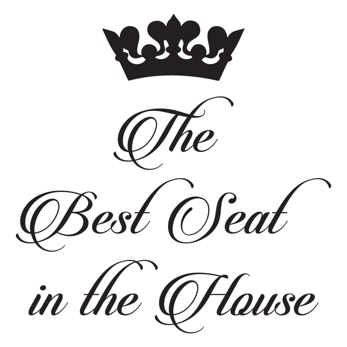 GENERICO - Decomural The Best Seat Bathroom WS-41024