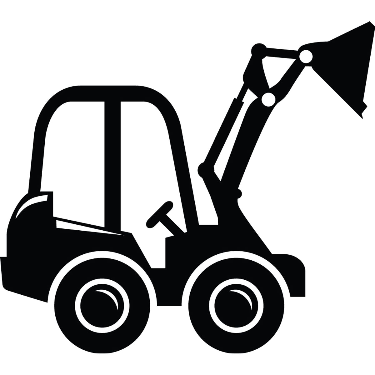 GENERICO - Decomural Jcb Digger Construction WS-50383