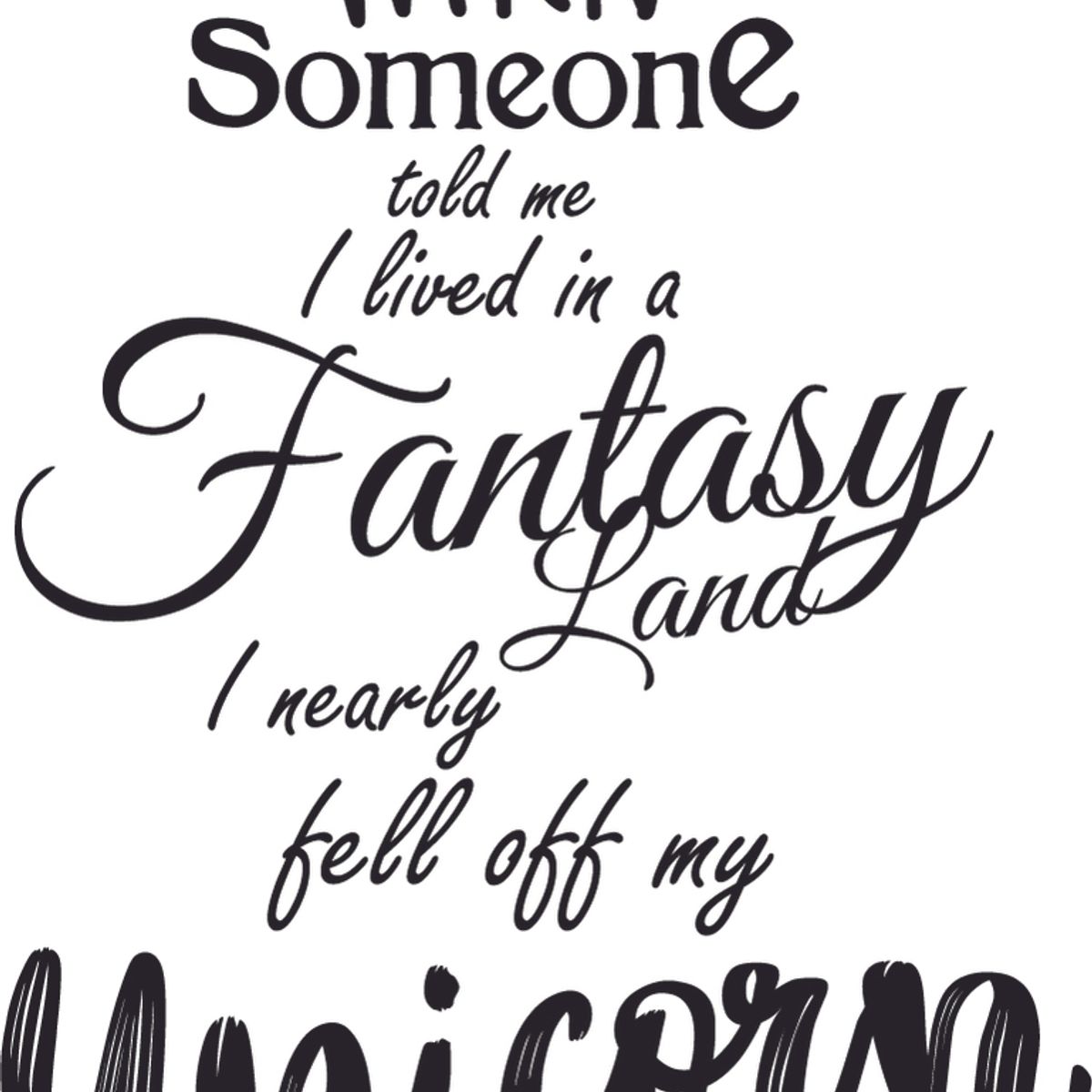 GENERICO - Decomural Be A Unicorn WS-41404