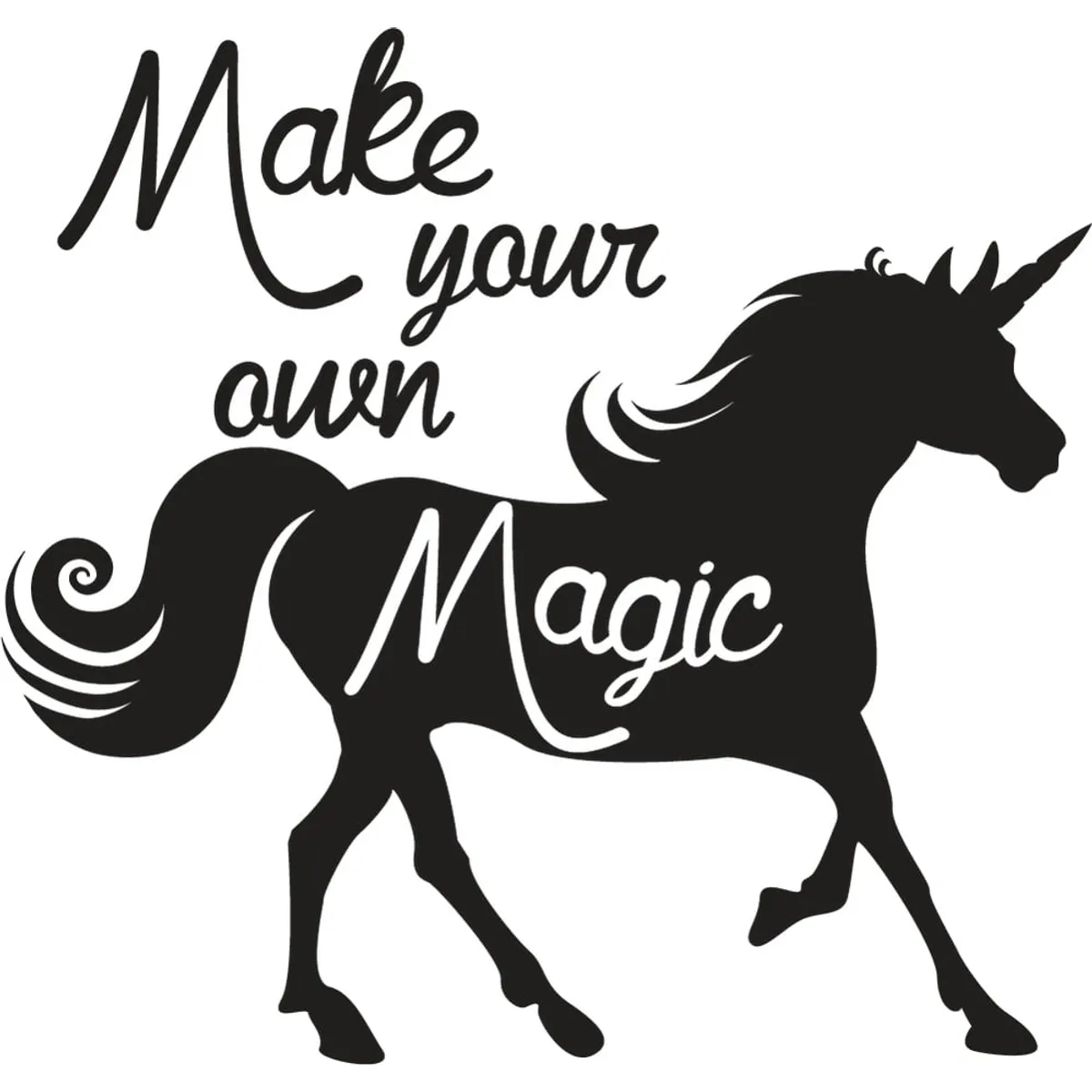 GENERICO - Decomural Fell Off My Unicorn Fairytale WS-41406