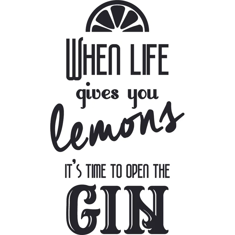 GENERICO - Decomural Keep Your Gin Up Alcohol WS-41455