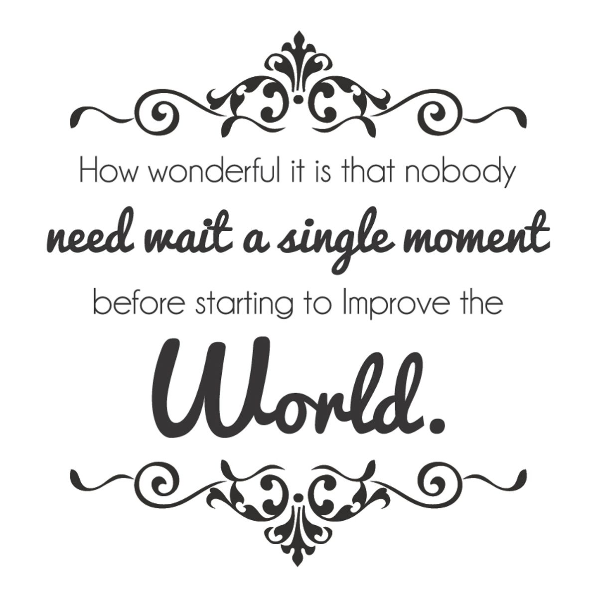 GENERICO - Decomural Happy Moments Praise God Religious WS-42943