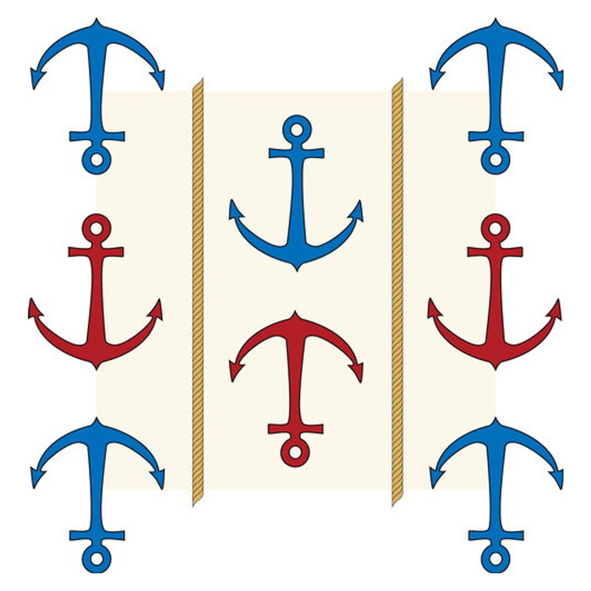 GENERICO - Decomural Ancla Anchors Sea Mar Pattern WS-80027