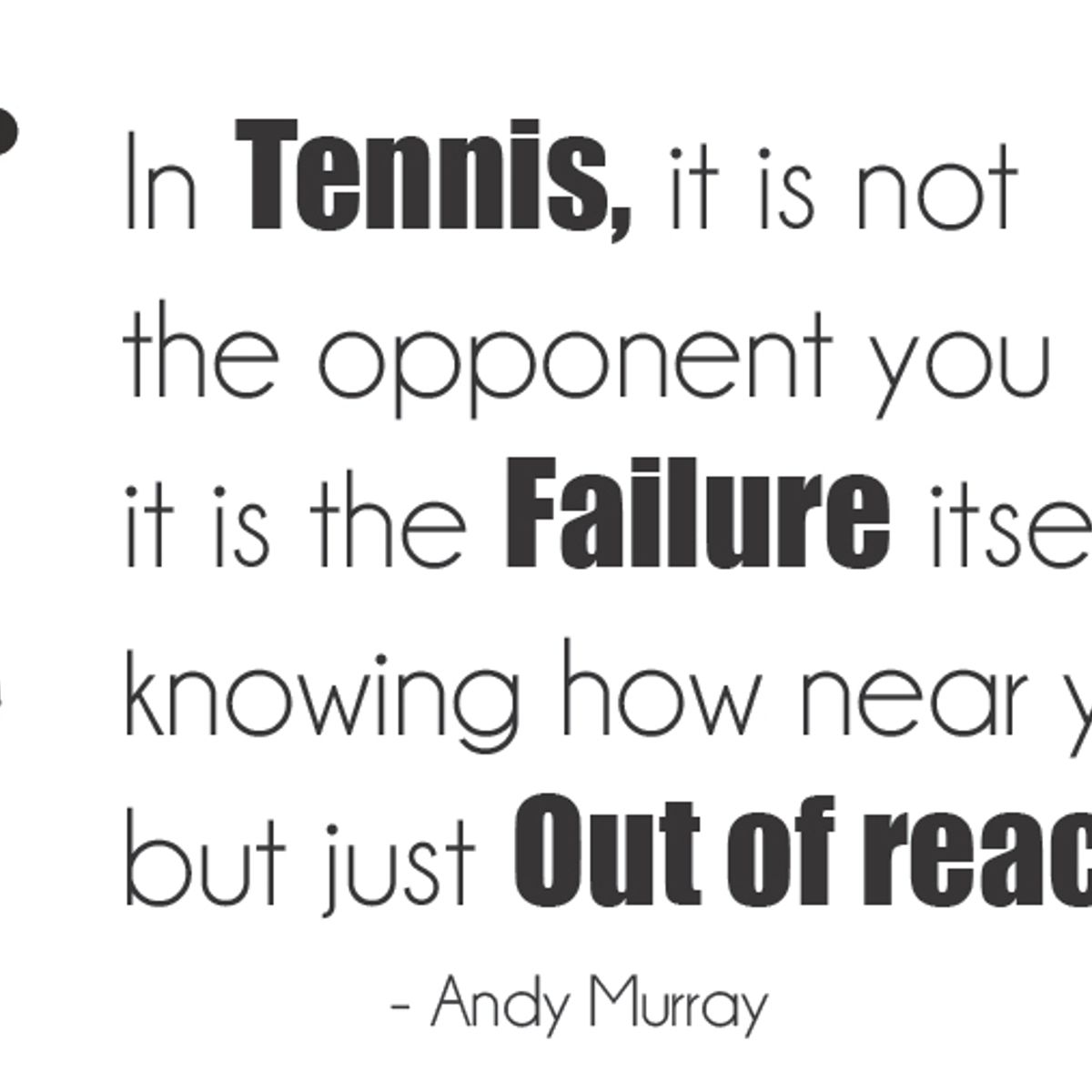 GENERICO - Decomural In Tennis Andy Murray WS-42984