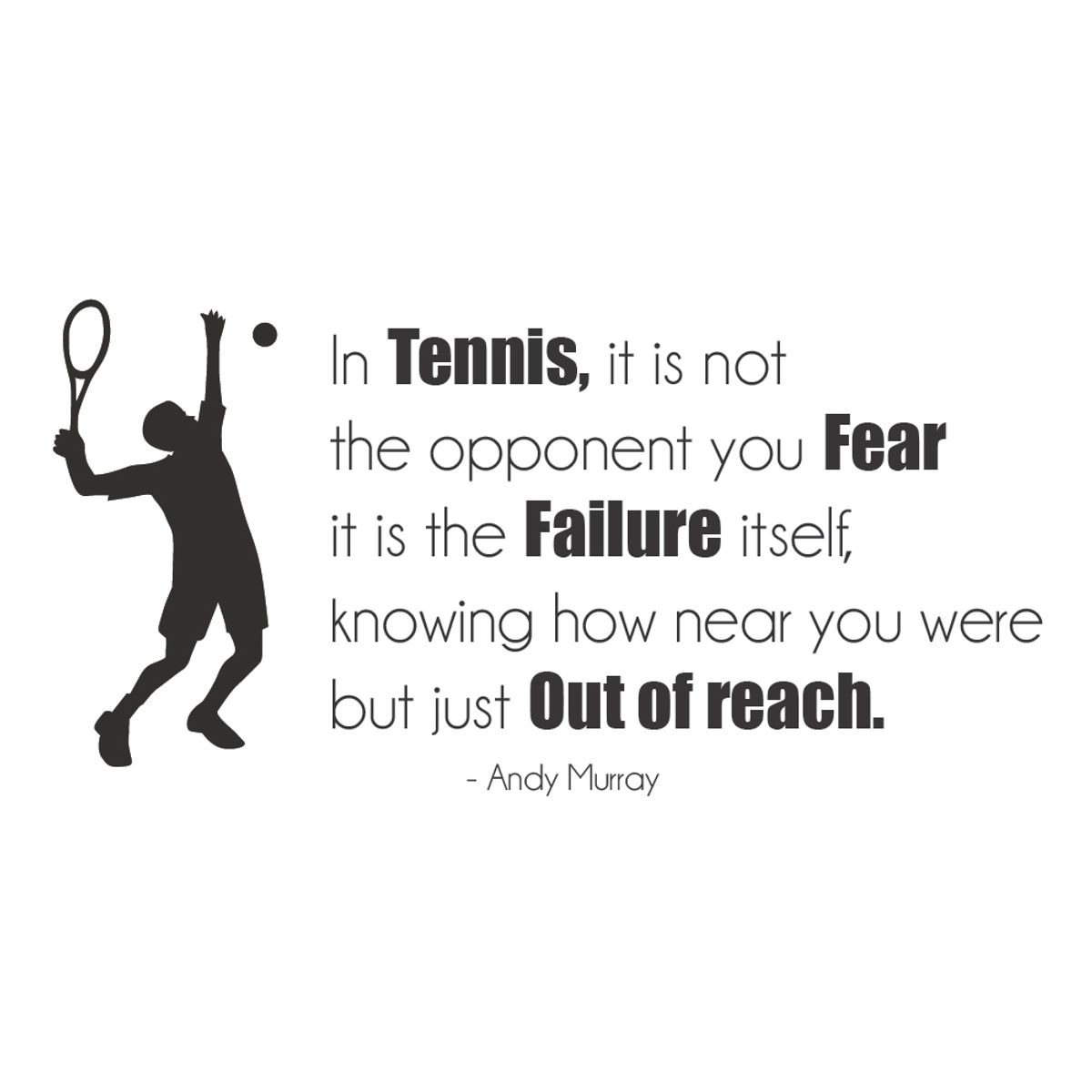 GENERICO - Decomural In Tennis Andy Murray WS-42984