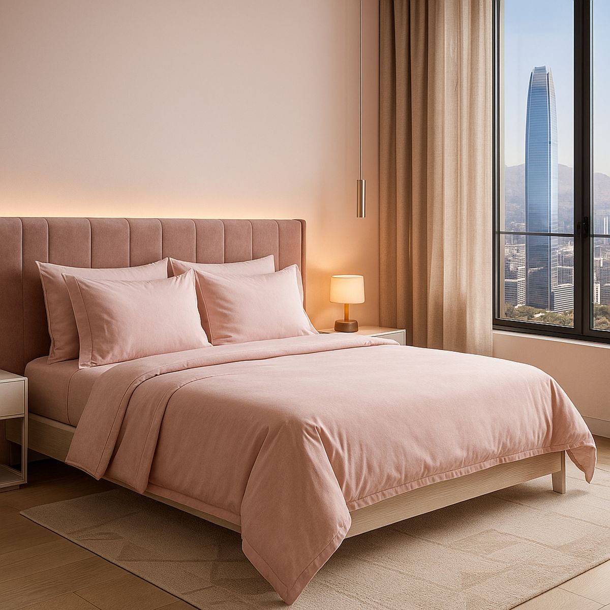 ARMONIA - Juego de ropa de cama 2 plazas Signature 800 hilos suave