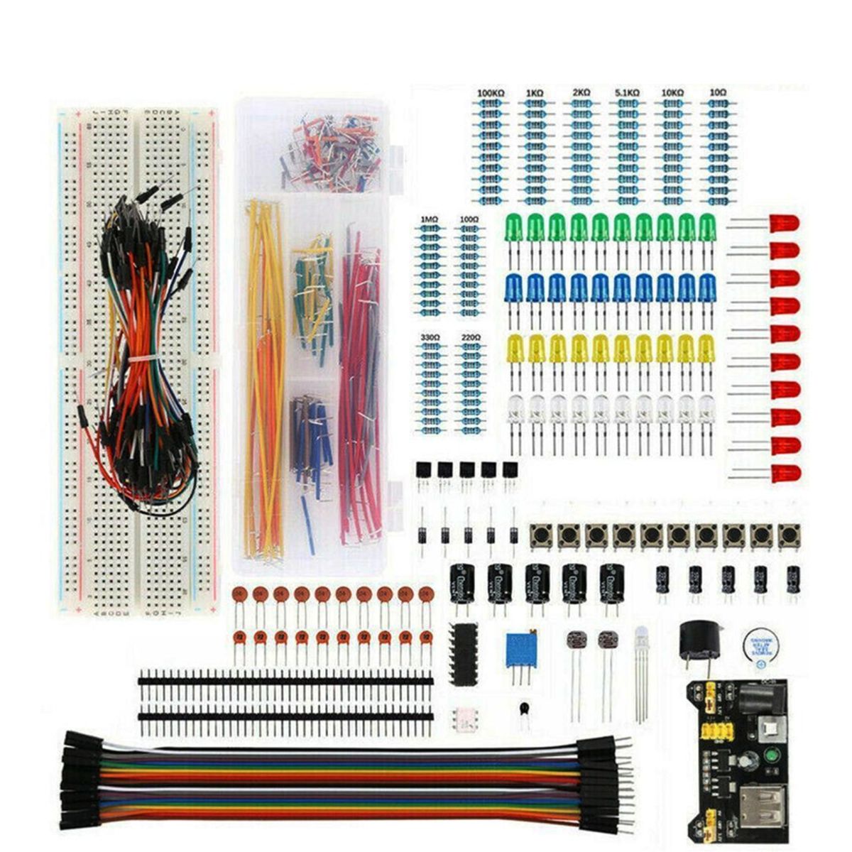 ATURE - Set De 830 Agujeros Compatible Con Kit Inicio Arduino Uno R3