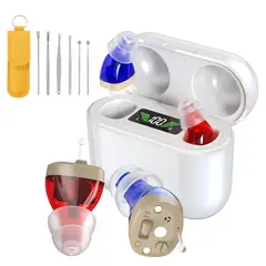 KUANGYE - Audífono Invisible Digital Recargable Para SorderaPerdida Audición