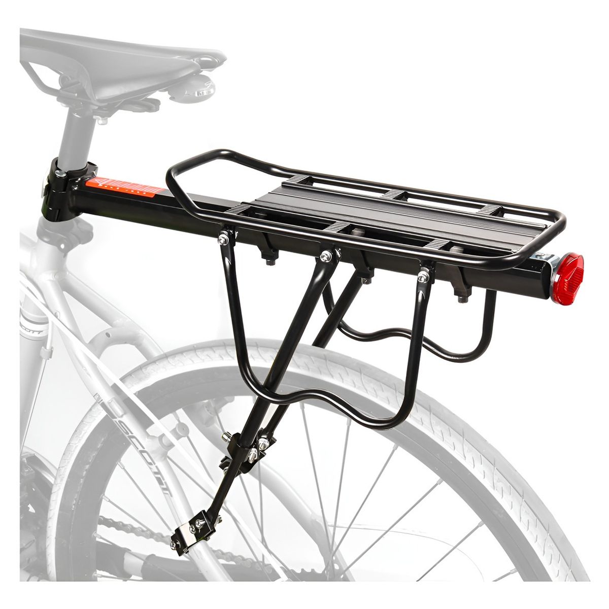 EVERSO - Parrilla Bicicleta Con O Sin Freno De Disco Porta Alforjas